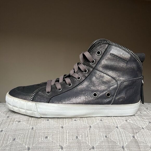 A by ASH Limited Edition Bronze Metallic High Top Sneaker Unisex EU 40 US 10 - Picture 1 of 16